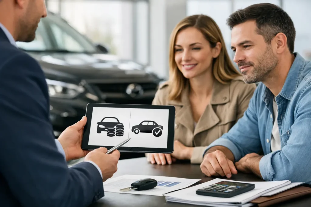 How Dealers Present Lease and Loan Options